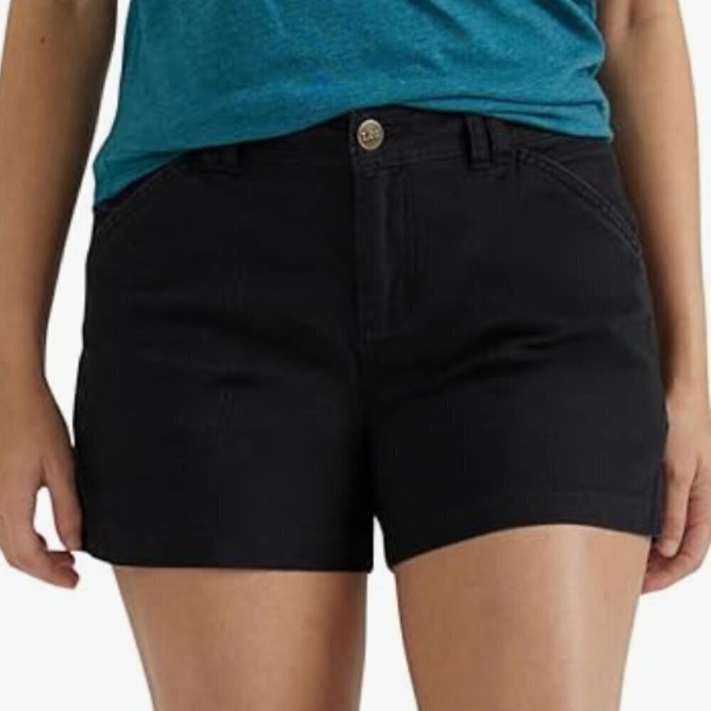 NWT Lee Women's Legendary Carpenter Short, black, size 4